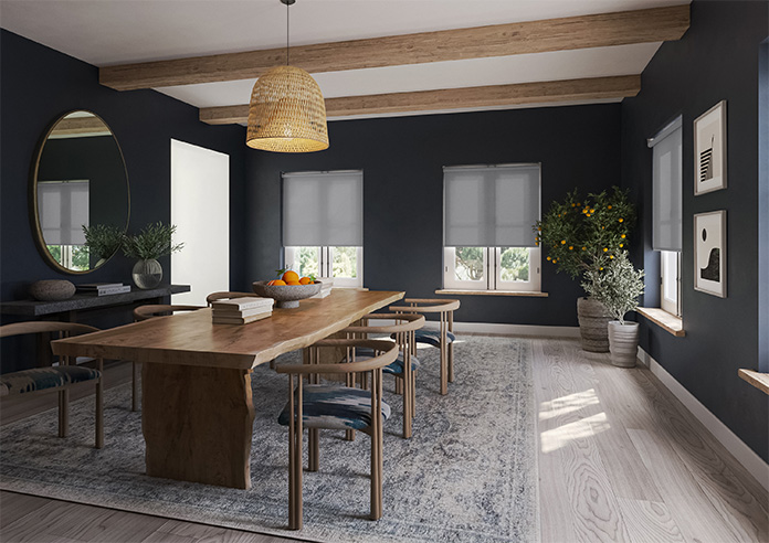Roma, True Grey - Roller Blind - Image 7